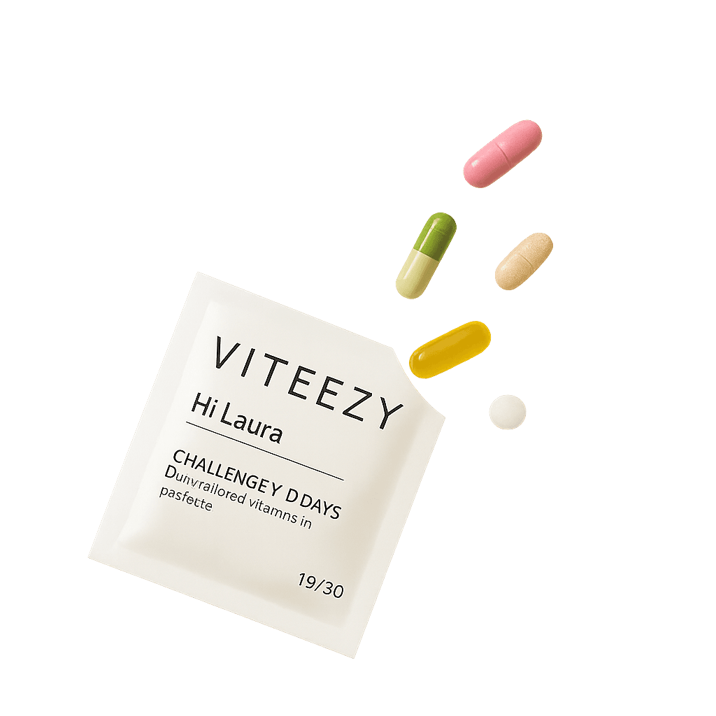 Personalized vitamin sachet
